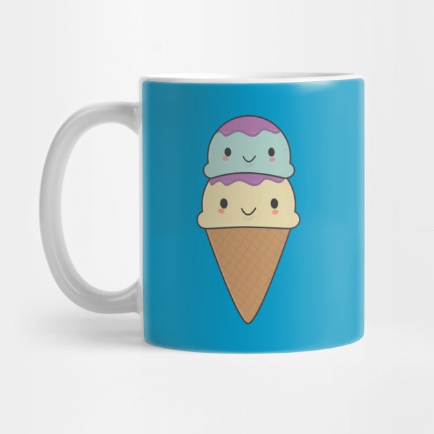 Cute Ice Cream Cone T-Shirt by happinessinatee